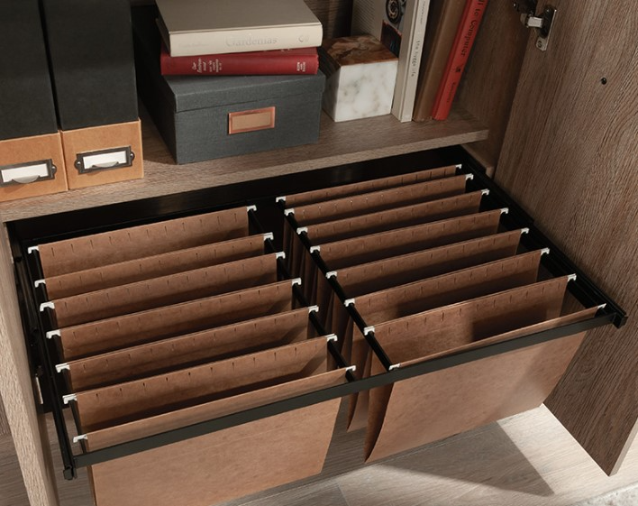 Sauder® Dixon City® Brushed Oak™ Office Storage Credenza | Big