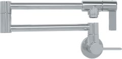 Franke Ambient Series Wall Mounted Pot Filler Faucet-Satin Nickel