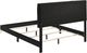 Coaster® Kendall Black/Gold Queen Upholstered Panel Bed-2