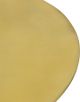 A & B Home 20" Round Gold Tabletop End Table with White Marble Base -3