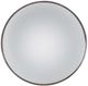 Bassett Mirror Silver Convex Black Wall Mirror-0