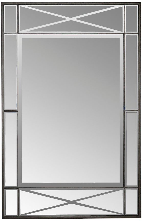 Decor-Rest® Furniture LTD Goldie Antique Champagne Wall Mirror-0