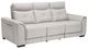 Michael Amini® Mia Bella 3-Piece Dark Espresso/Gray Manual Reclining Sectional Sofa-0
