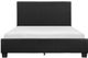 Mazin Furniture Lorenzi Black Queen Bed-0
