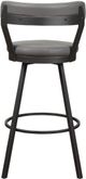 Mazin Furniture Appert Dark Gray/Gray Pub Height Swivel Chair-2