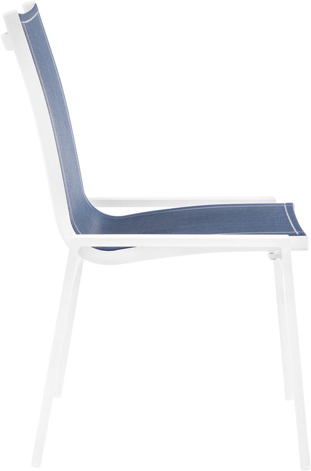 Meridian Furniture Nizuc 2-Piece Navy Outdoor Patio Mesh Dining Chairs-2