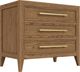 Riverside Furniture Halbrooke Nutmeg Oak 3-Drawer Nightstand-0