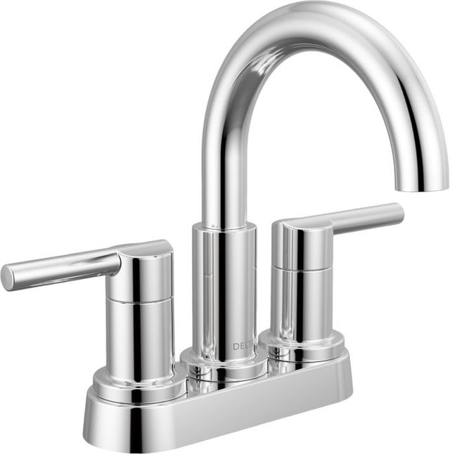 Delta Nicoli® Chrome 2-Handle Centerset Bathroom Faucet-0