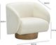 TOV Furniture Presley Cream Swivel Accent Chair-2
