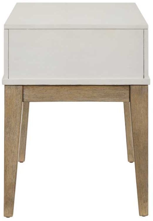 Liberty Furniture Berkley Square Linen End Table with Khaki Base-4