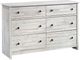 Sauder® River Ranch® White Plank® Drawer Dresser-0