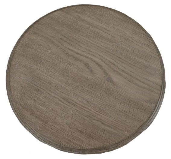 Riverside Furniture Jameson Pale Taupe Top End Table with Antique White Base-3