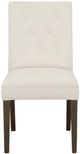 Fairfield® Customizable Entree Dining Tufted Straight Short Back Dining Side Chair with Mica Legs-1