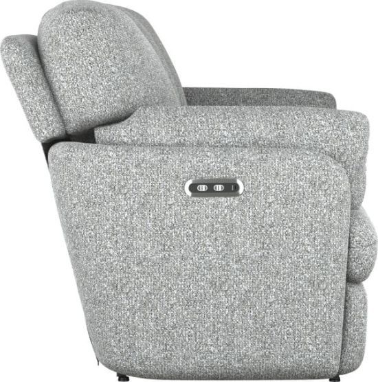 Emerald Home Albus Speckled Gray Power Reclining Sofa-4