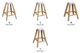 Bermex® Fixed Swivel Bar Stool-3