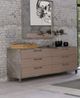 VIG Furniture Nova Domus Boston Brown/Stainless Steel Dresser-4
