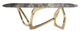 VIG Furniture Modrest Colton Brown/Gold Dining Table-1