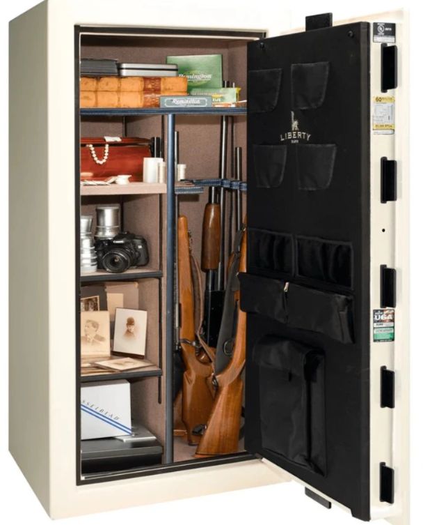 Liberty Safe USA White Gloss 50 Gun Safe-1