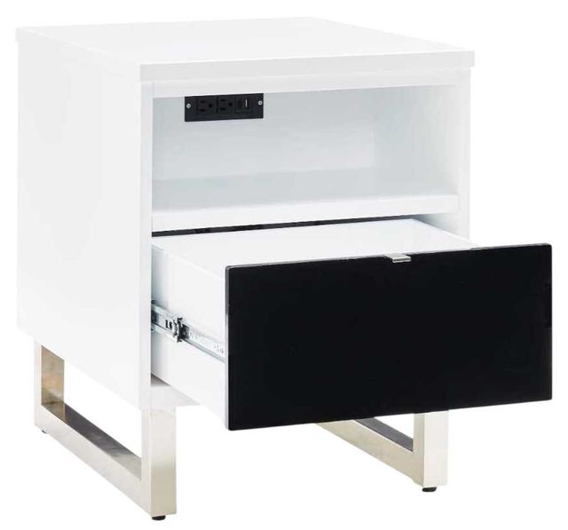 Signature Design by Ashley® Gardoni Black/White Chairside End Table-3
