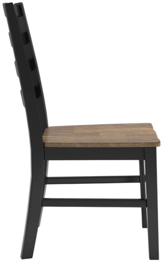 Signature Design by Ashley® Wildenauer Black/Brown Dining Side Chair-3