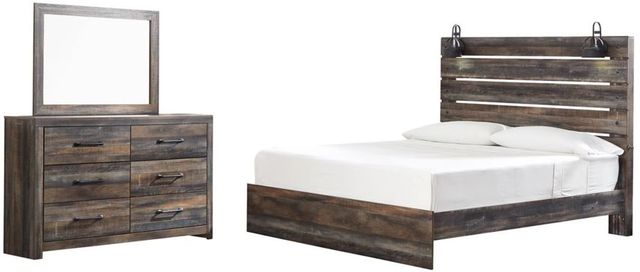 Signature Design by Ashley® Drystan 2-Piece Multi King Panel Bed-0