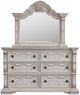 Signature Design by Ashley® Bruchandi Antique White Dresser and Mirror-1