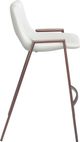 Zuo® Modern Desi 2-Piece Walnut/White Counter Stool Set-2