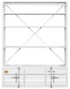 ACME Furniture Cargo White Bookshelf with Ladder-1