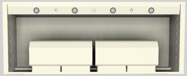 Vent-A-Hood® Designer Series 60" Biscuit Wall Mounted Range Hood-1
