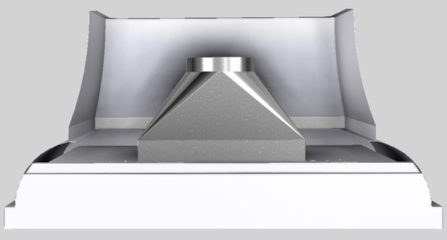 Vent-A-Hood® Designer Series 60" White Wall Mounted Range Hood-2