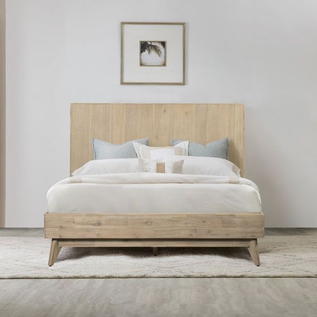 Armen Living Baly Gray King Platform Bed-1