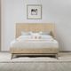 Armen Living Baly Gray King Platform Simple Bed-1