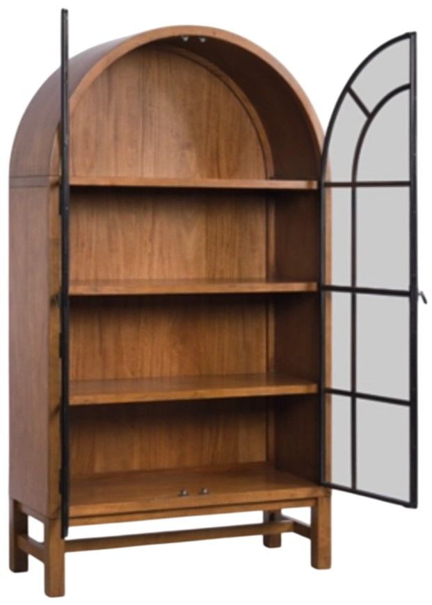 Signature Design by Ashley® Greddinton Black/Brown 2-Door Display Cabinet-4