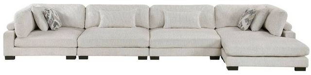 Homelegance® Tinley 4-Piece Beige L-Shape Modular Sectional and Chaise-2