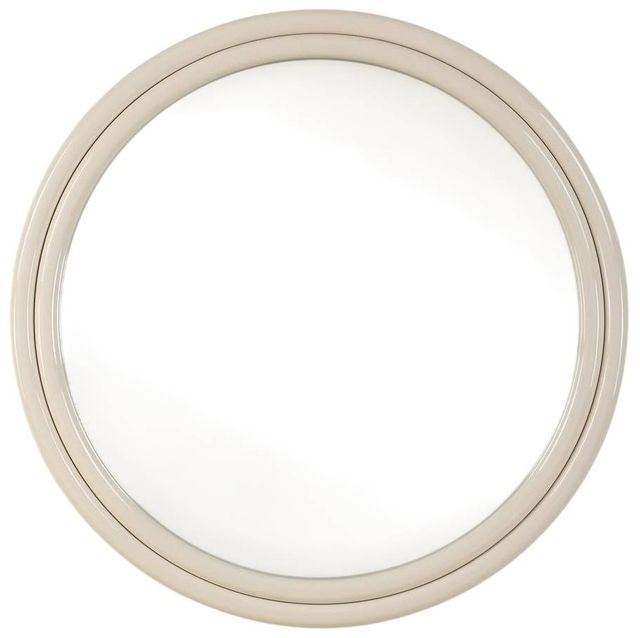 Uttermost® Florian White Round Mirror-0