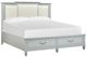 Magnussen Home® Glenbrook Natural/Pebble Upholstered Queen Panel Storage Bed-0