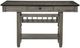 Mazin Furniture Granby Antique Gray Counter Height Dining Table with Coffee Top -1