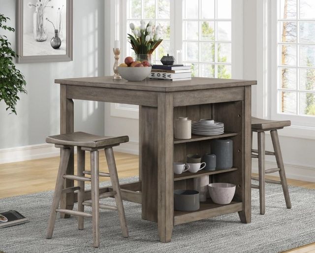Bernards Hartford Gray Gathering Stool-1