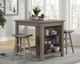 Bernards Hartford Gray Gathering Stool-2