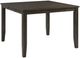 Elements International Mango 5-Piece Dark Brown Counter Height Dining Set-1