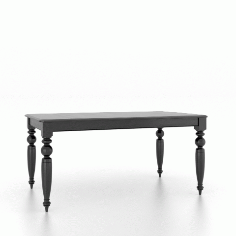 Canadel Customizable Gourmet 60" VA Turnip Foot Dining Table -2