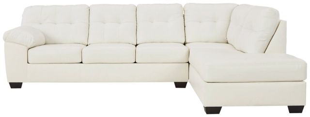 Signature Design by Ashley® Donlen 2-Piece White Living Room Set-1