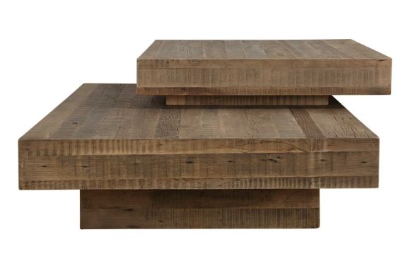 Uttermost® Rustic Planes Brown Coffee Table-3