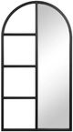 Renwil® Trellis Matte Black Full Length Mirror-0