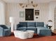 TOV Furniture Willow 4-Piece Blue Modular Sectional-1