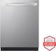 LG 24" PrintProof™ Stainless Steel Smart Top Control Built In Dishwasher with QuadWash® Pro, TrueSteam®, and Dynamic Heat Dry™-1