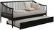 Coaster® Delgado Black Youth Twin Daybed with Trundle-0