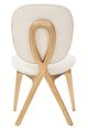 Michael Amini® Camellia Field Warm Pecan Vanity Chair-3