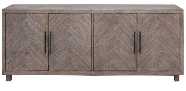 Martin Furniture Palisades Gray 80" Four Door Console-1