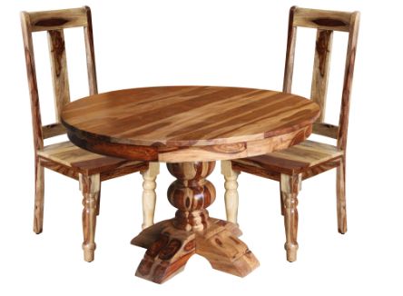Jaipur Furniture Tahoe Natural Round Dining Table-1